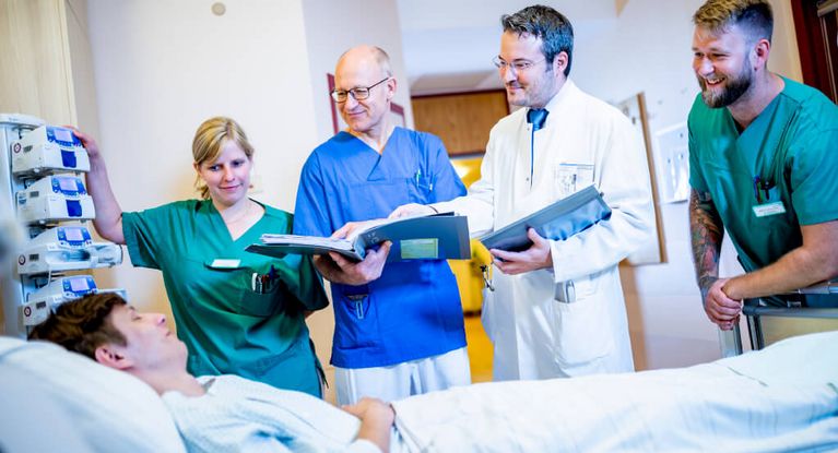 Visite auf der Intensivstation